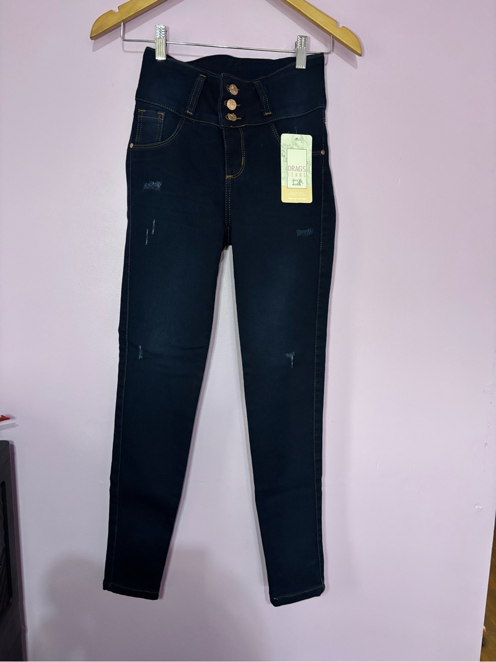 Colombian jeans with effect push up